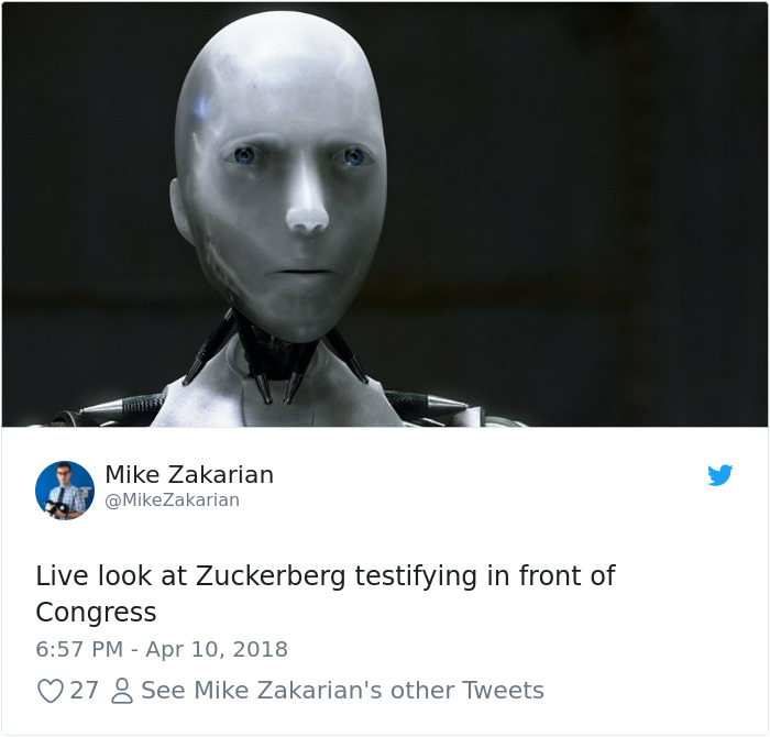 Cambridge Analytica Congress Testifying Mark Zuckerberg