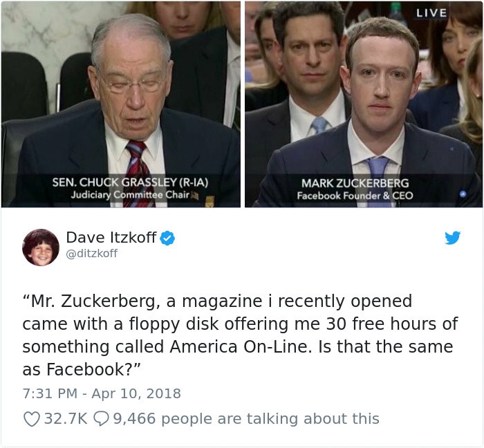 Cambridge Analytica Congress Testifying Mark Zuckerberg