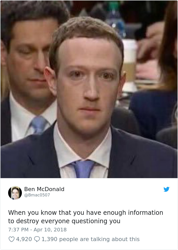 Cambridge Analytica Congress Testifying Mark Zuckerberg