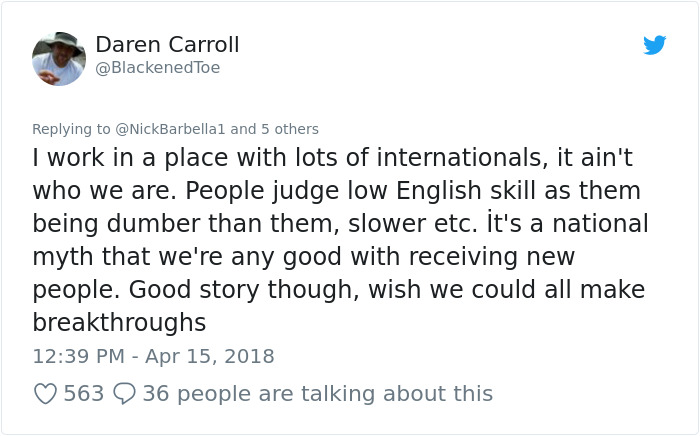 Guy Pissed Off With Immigrant Who Could Barely Speak English Left Speechless After Unexpected Incident In Class