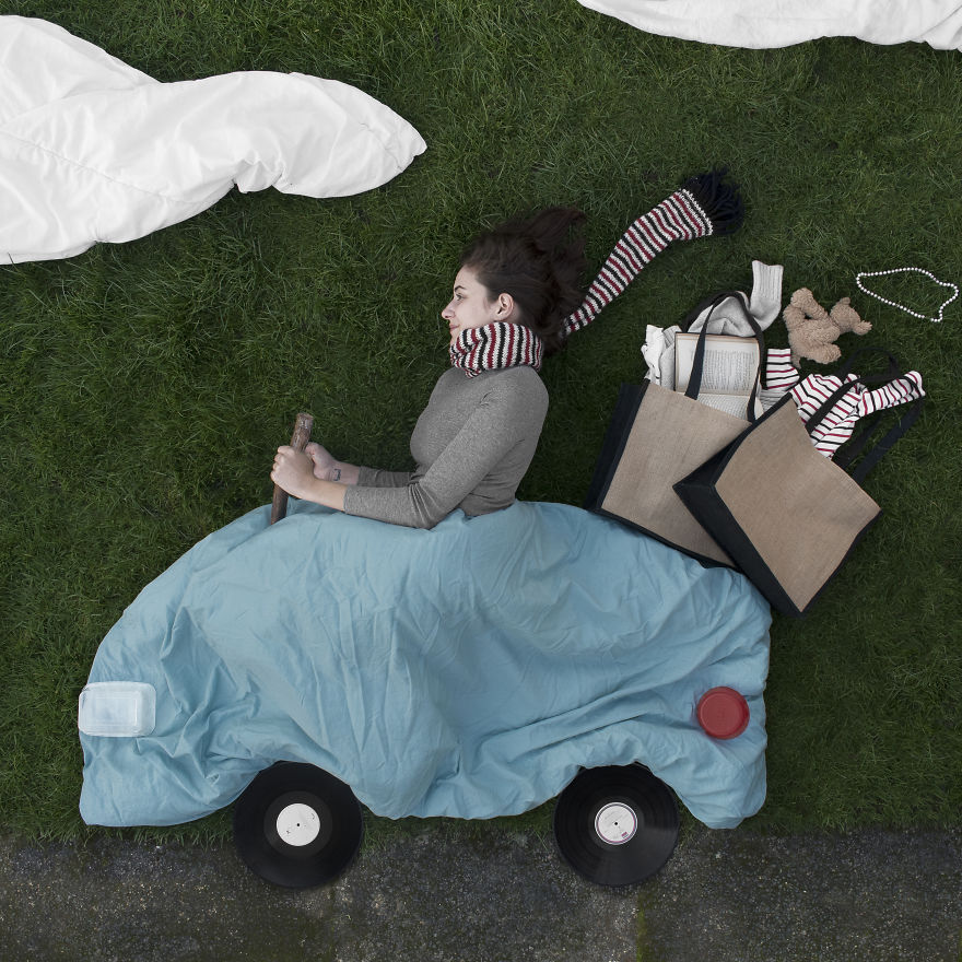 Mother Creates Fun Scenes With Everyday Items