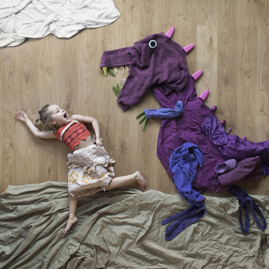 Mother Creates Fun Scenes With Everyday Items