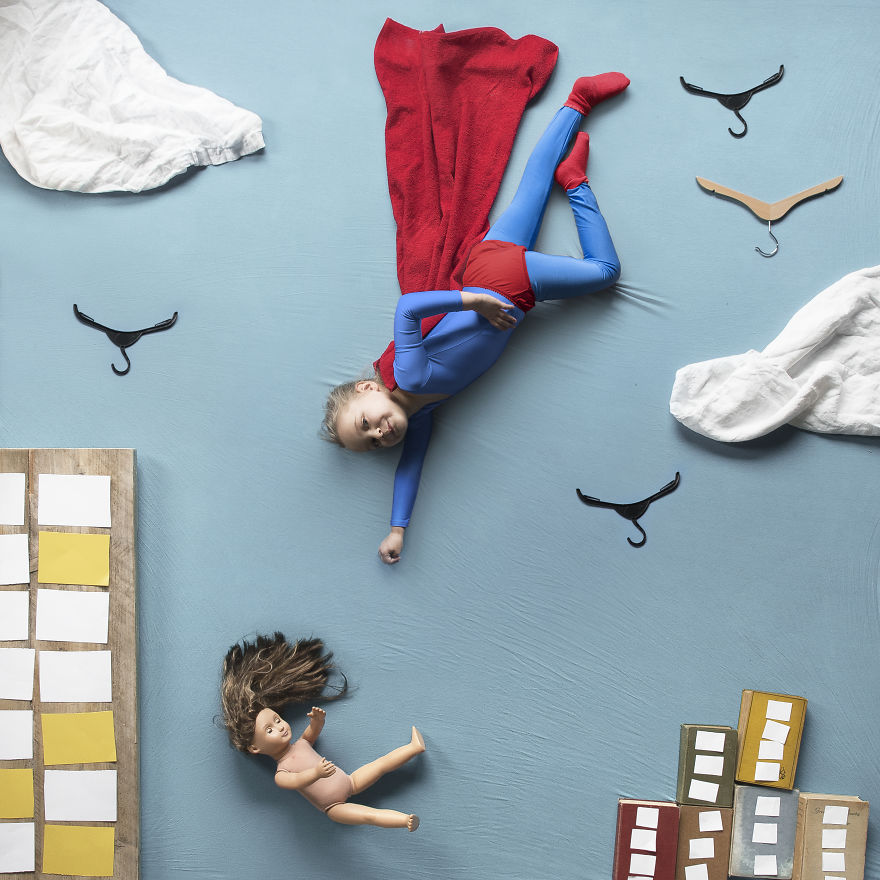 Mother Creates Fun Scenes With Everyday Items