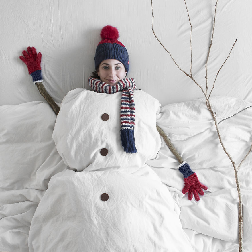 Mother Creates Fun Scenes With Everyday Items