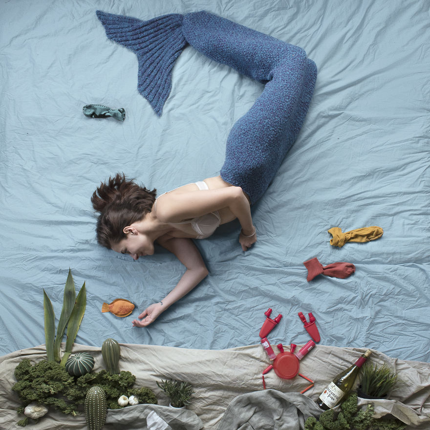 Mother Creates Fun Scenes With Everyday Items