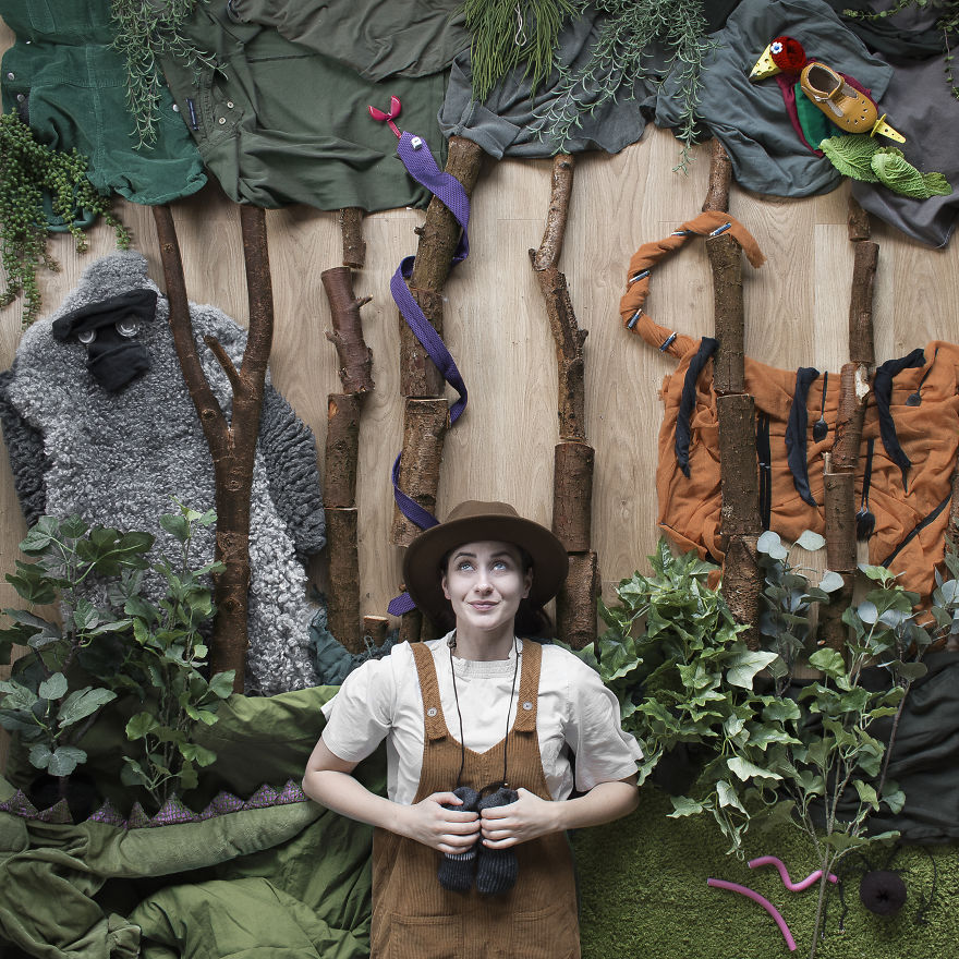 Mother Creates Fun Scenes With Everyday Items