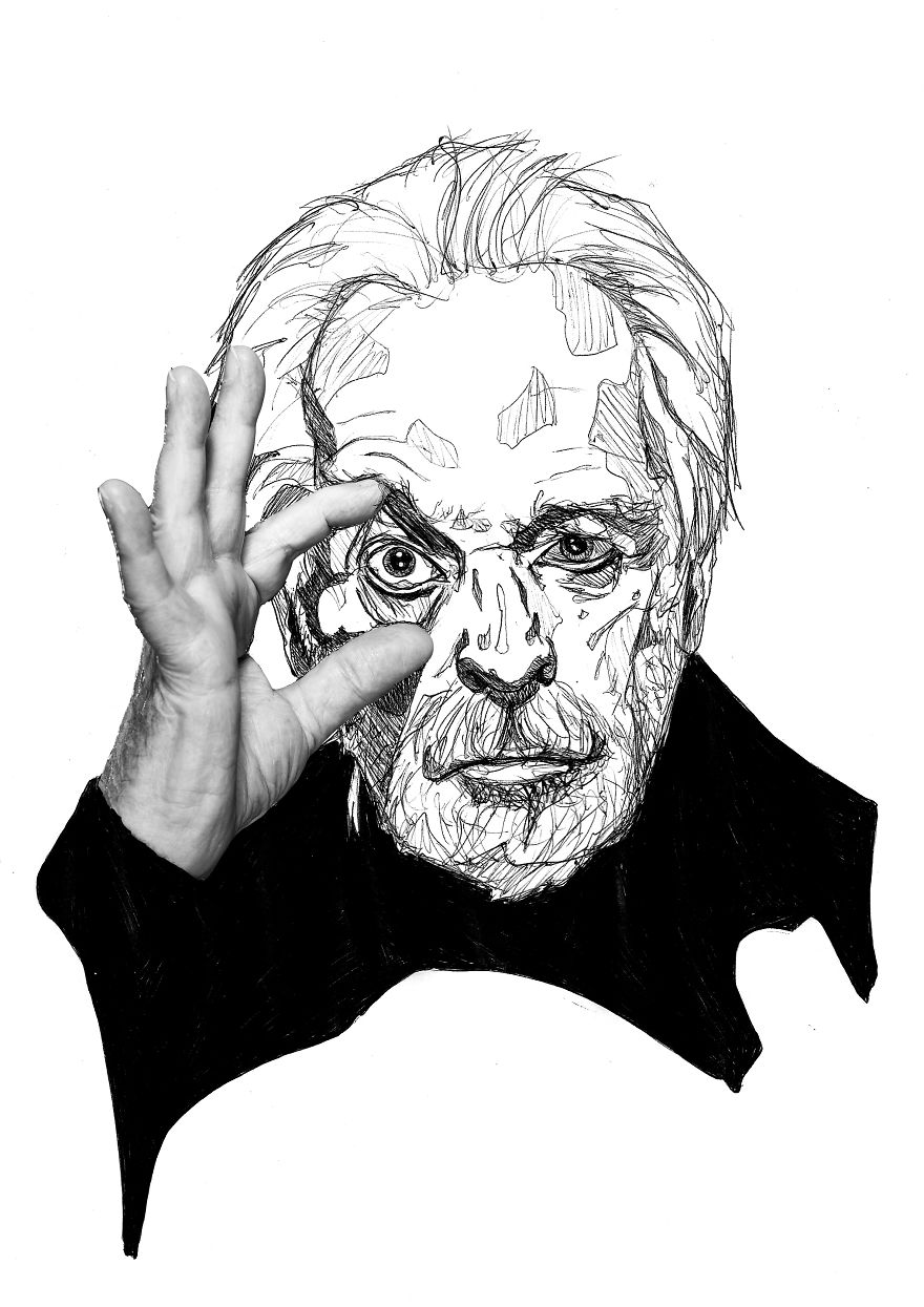 Lazy Artist Who Only Draws With A Black Pen