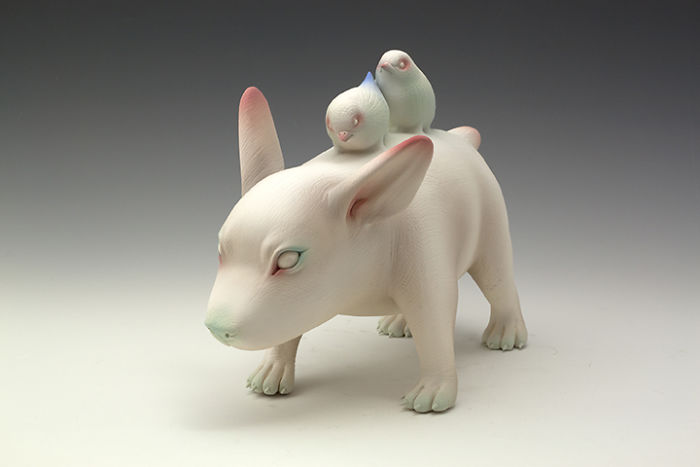 Freaky-Cute-Ceramic-Creatures-Erika-Sculpture