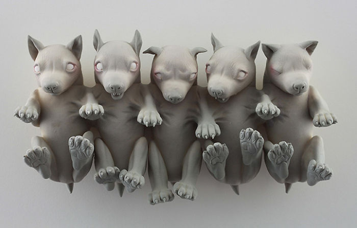 Freaky-Cute-Ceramic-Creatures-Erika-Sculpture