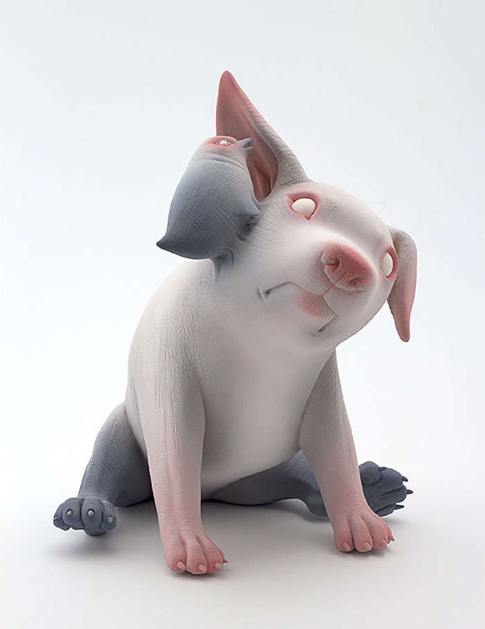 Freaky-Cute-Ceramic-Creatures-Erika-Sculpture