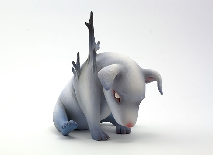 Freaky-Cute-Ceramic-Creatures-Erika-Sculpture