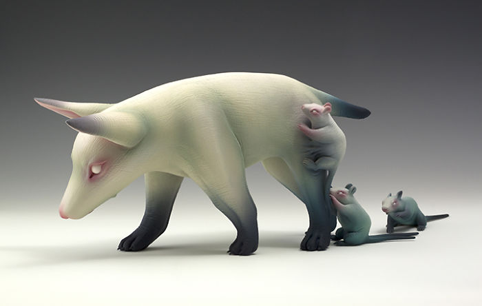 Freaky-Cute-Ceramic-Creatures-Erika-Sculpture