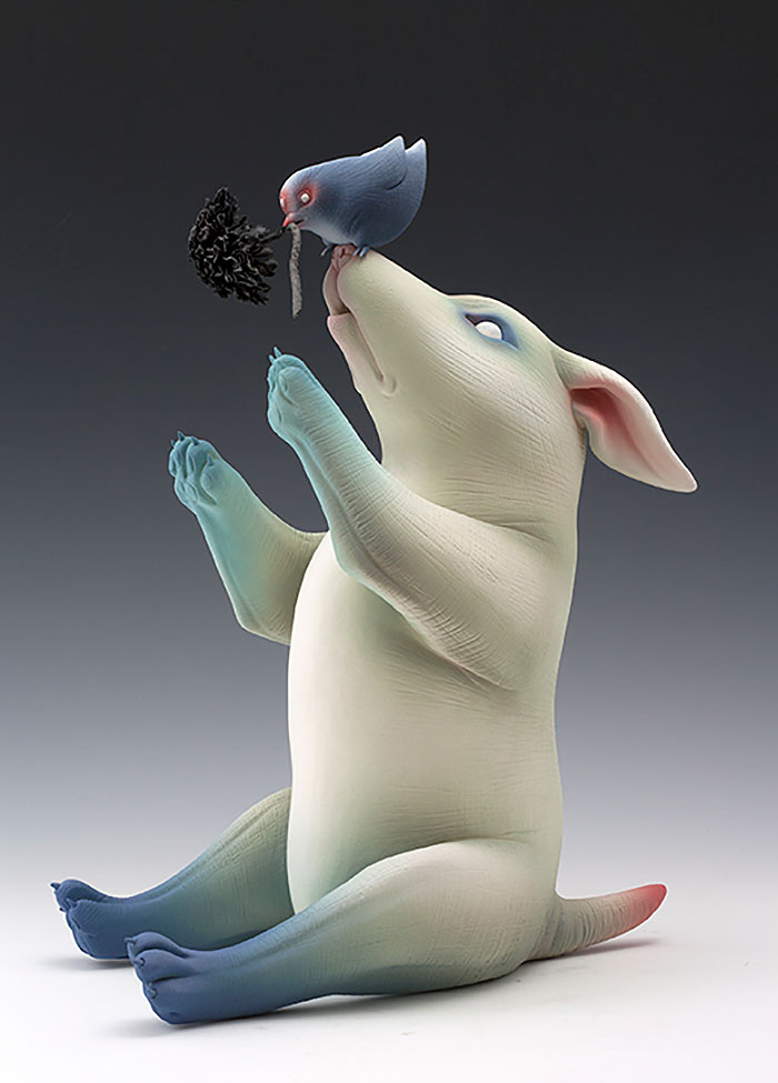 Freaky-Cute-Ceramic-Creatures-Erika-Sculpture