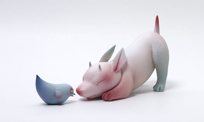 Freaky-Cute-Ceramic-Creatures-Erika-Sculpture