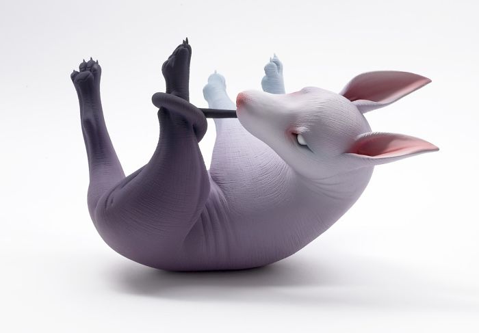 Freaky-Cute-Ceramic-Creatures-Erika-Sculpture