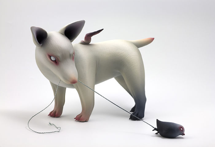 Freaky-Cute-Ceramic-Creatures-Erika-Sculpture