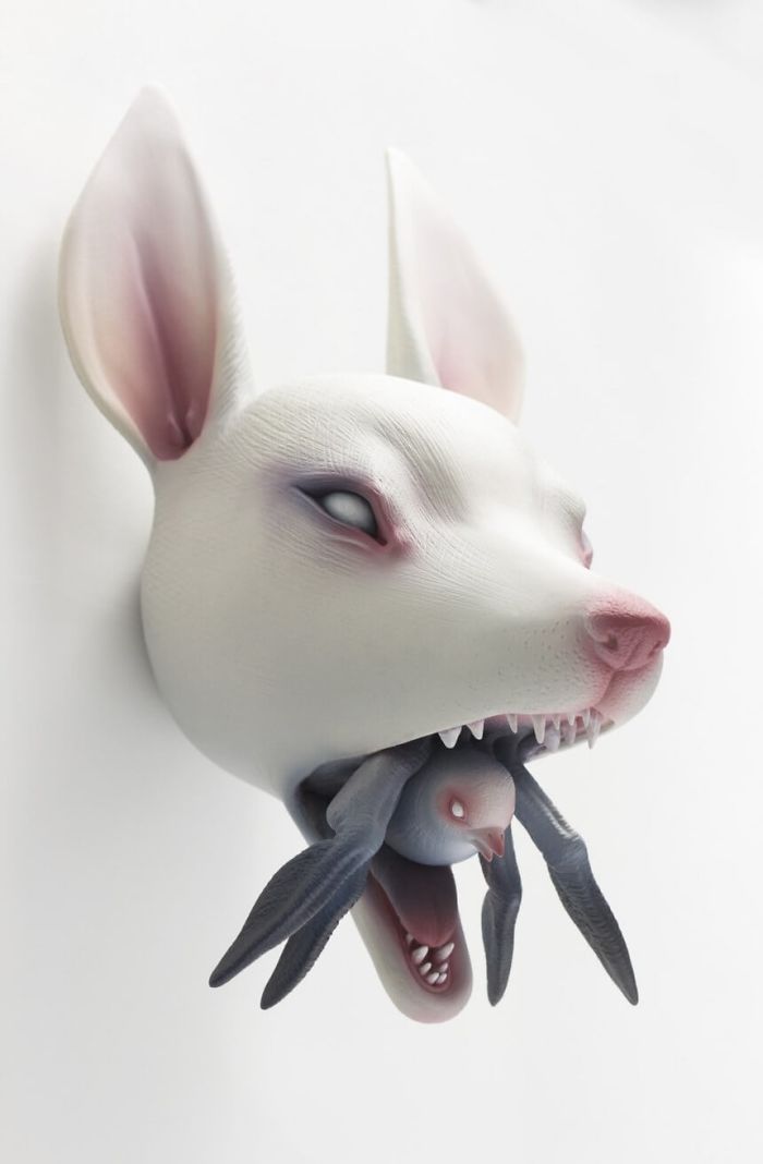 Freaky-Cute-Ceramic-Creatures-Erika-Sculpture