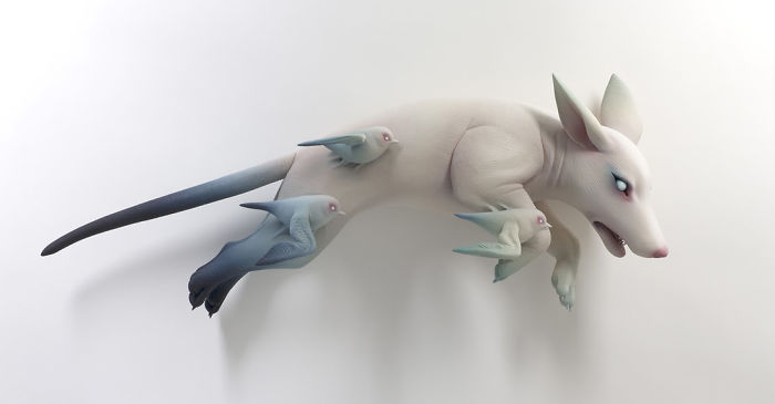 Freaky-Cute-Ceramic-Creatures-Erika-Sculpture