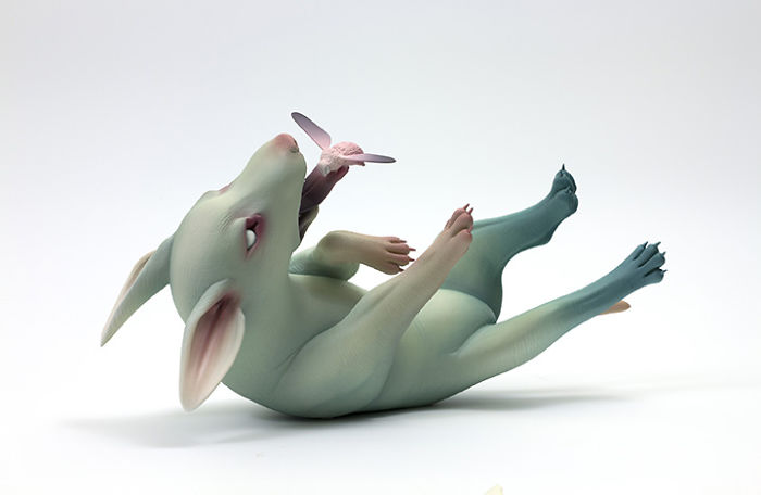 Freaky-Cute-Ceramic-Creatures-Erika-Sculpture