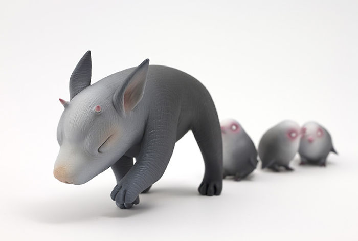 Freaky-Cute-Ceramic-Creatures-Erika-Sculpture