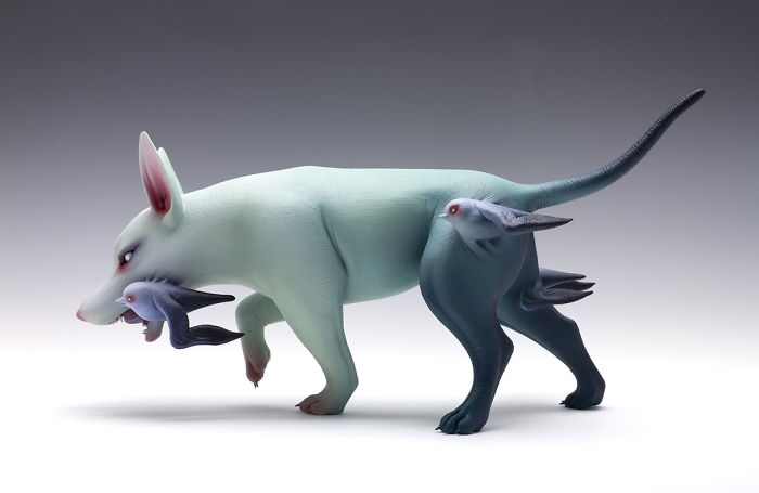 Freaky-Cute-Ceramic-Creatures-Erika-Sculpture