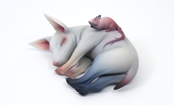 Freaky-Cute-Ceramic-Creatures-Erika-Sculpture