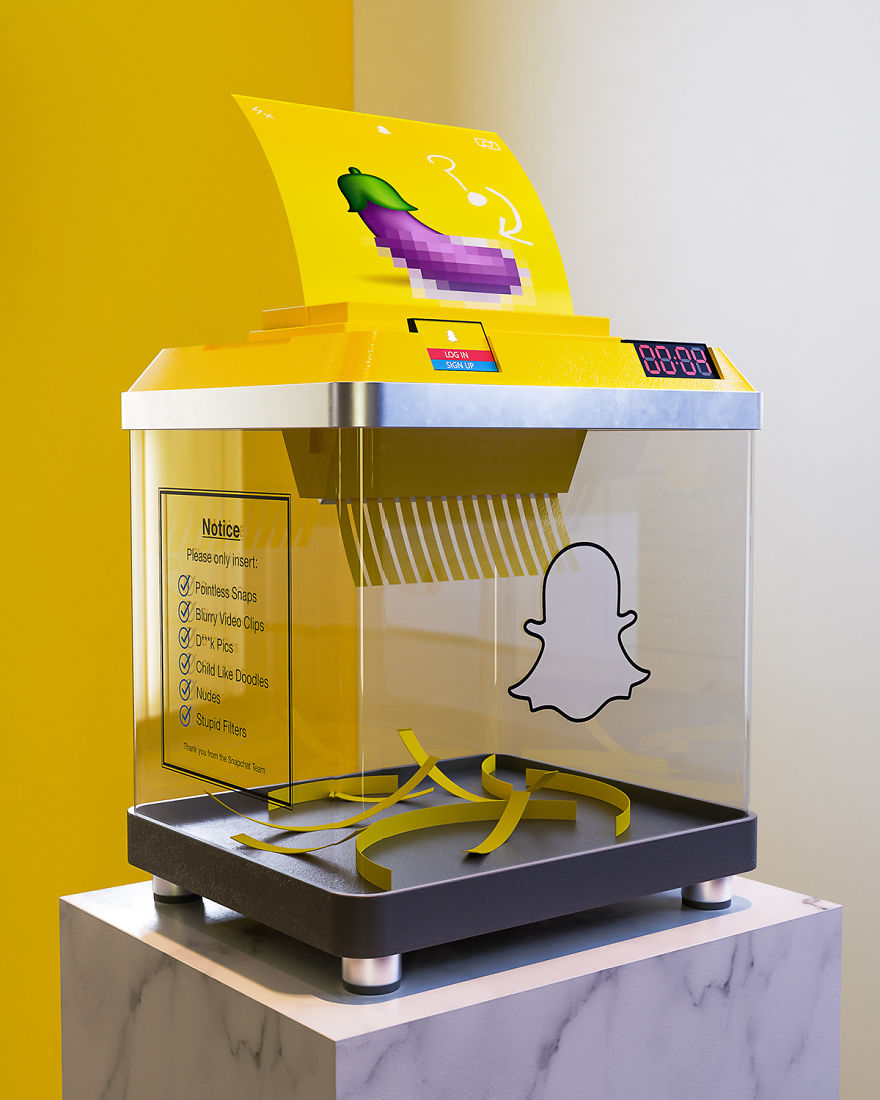 Artist Creates Metaphorical Sculptures Of Social Media Giants Artist Creates Metaphorical Sculptures Of Social Media Giants