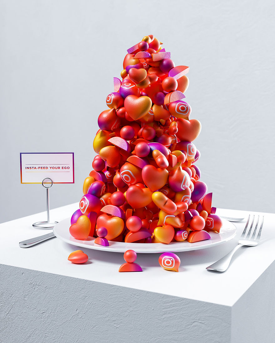 Artist Creates Metaphorical Sculptures Of Social Media Giants Artist Creates Metaphorical Sculptures Of Social Media Giants