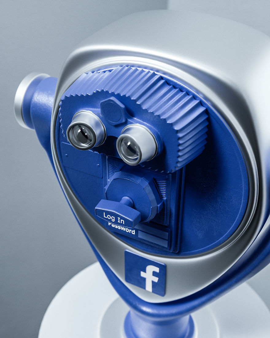 Artist Creates Metaphorical Sculptures Of Social Media Giants Artist Creates Metaphorical Sculptures Of Social Media Giants