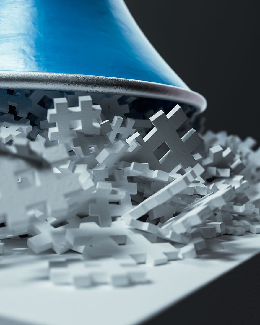 Artist Creates Metaphorical Sculptures Of Social Media Giants