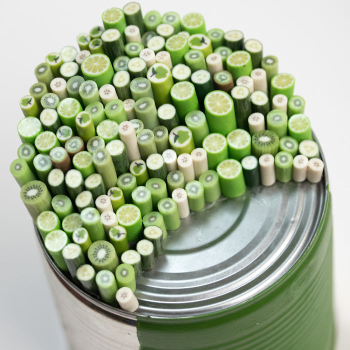 Artist Makes Unexpectedly Colorful Life Forms Grow Out Of Trash