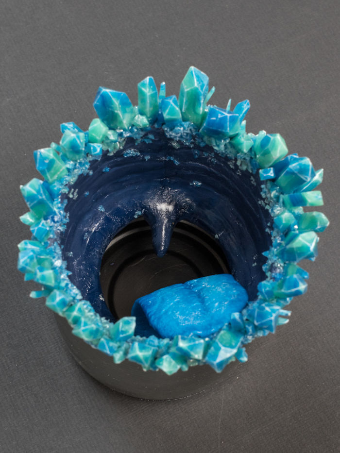 Artist Makes Unexpectedly Colorful Life Forms Grow Out Of Trash