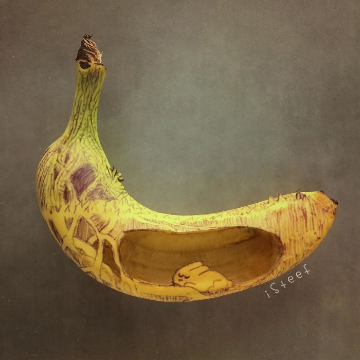 Artist Turns Bananas Into True Works Of Art And The Result Is Incredible