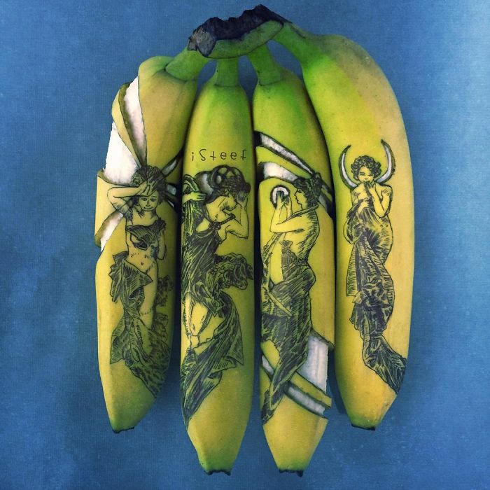 Artist Turns Bananas Into True Works Of Art And The Result Is Incredible