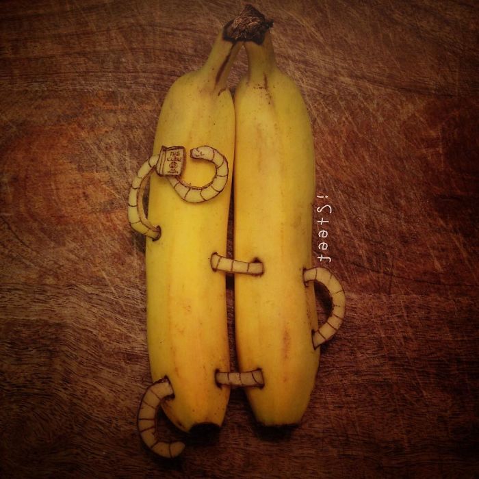 Artist Turns Bananas Into True Works Of Art And The Result Is Incredible