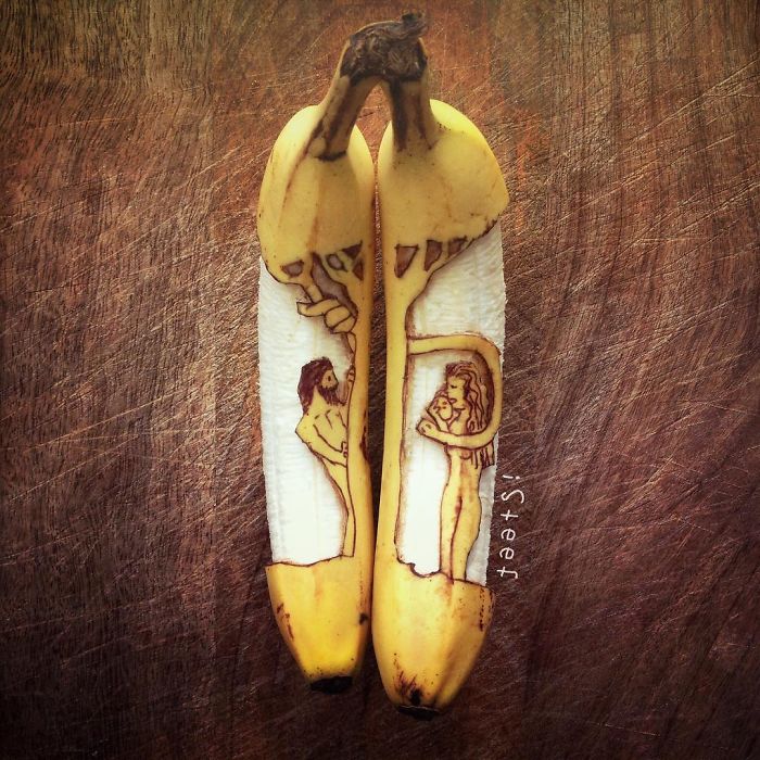 Artist Turns Bananas Into True Works Of Art And The Result Is Incredible