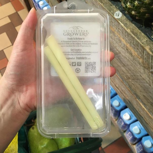Wholefoods Is Selling Lemongrass *in A Plastic Box* And Charging $2.99 For Essentially Half A Piece Of It
