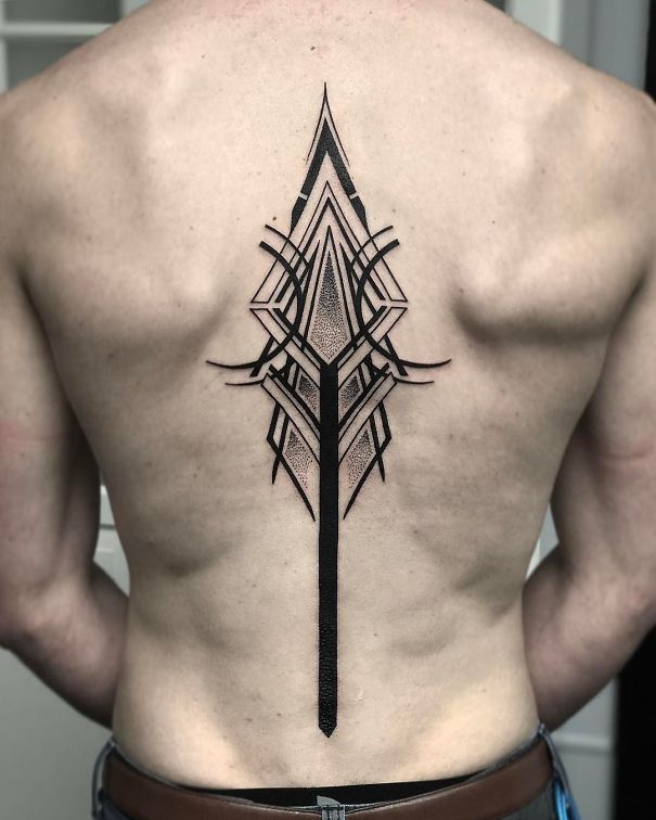 Spine Tattoo Design