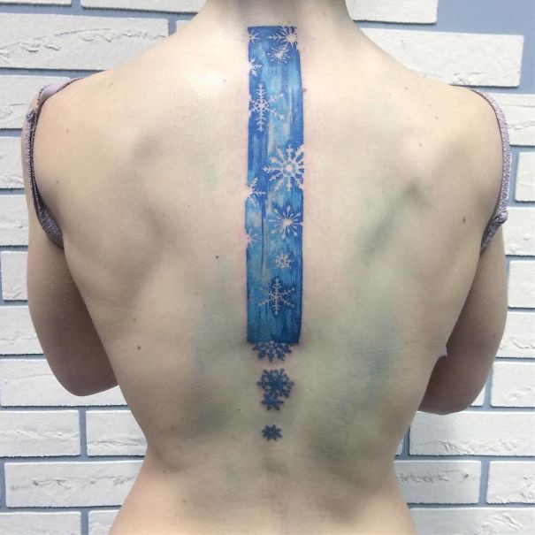 Spine Tattoo Design