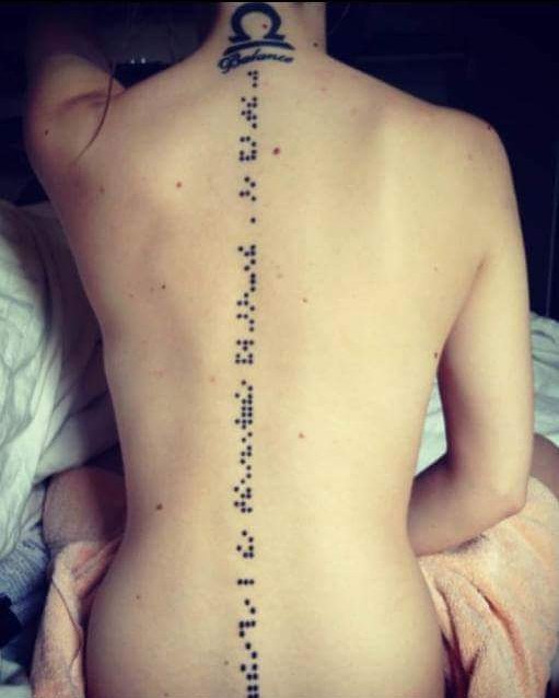 Spine Tattoo Design