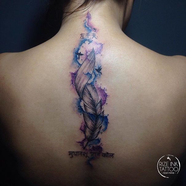 Spine Tattoo Design