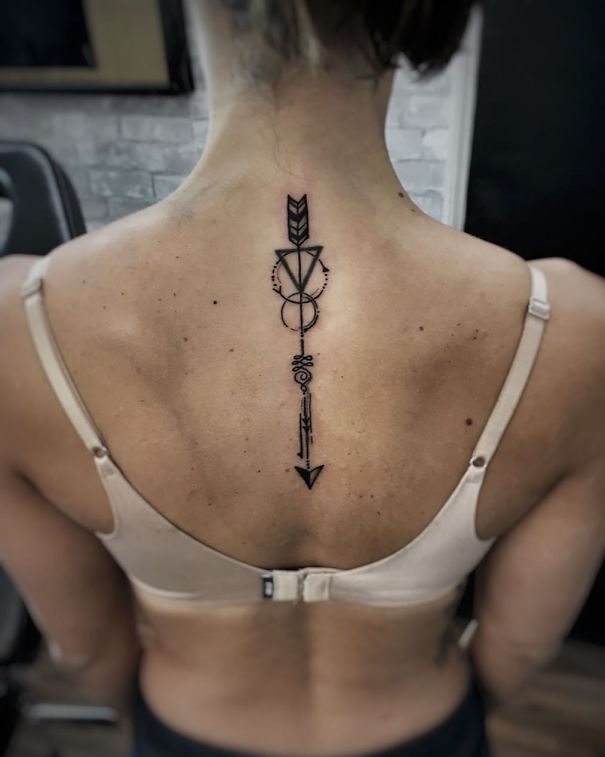 Spine Tattoo Design