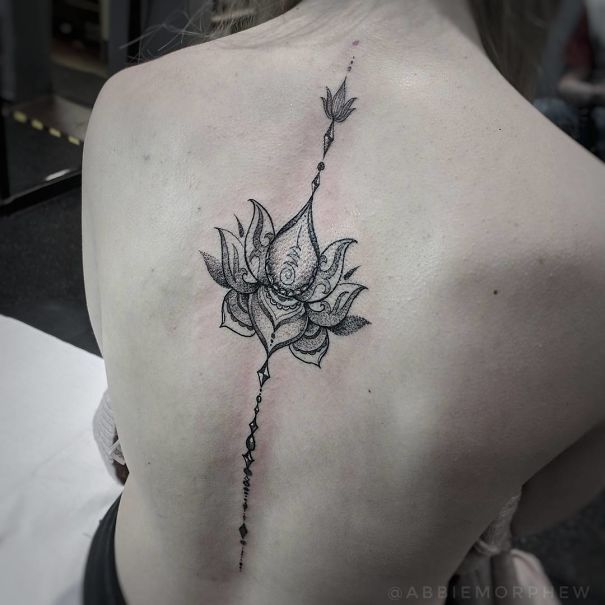 Spine Tattoo Design