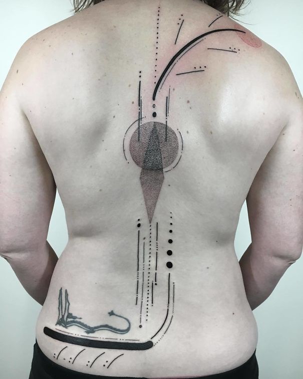 Spine Tattoo Design