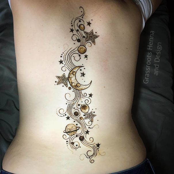 Spine Tattoo Design
