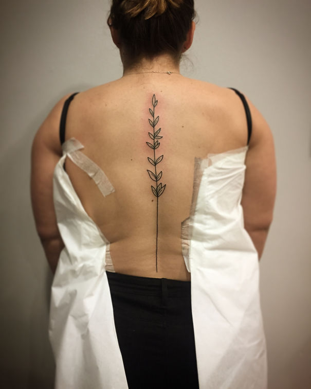 Spine Tattoo Design