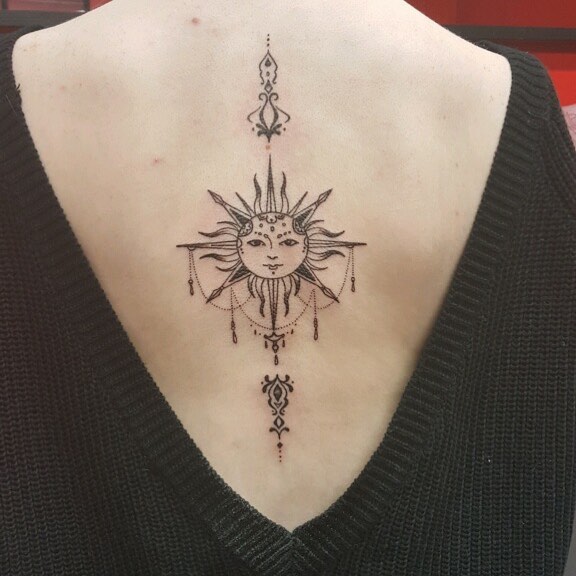 Spine Tattoo Design