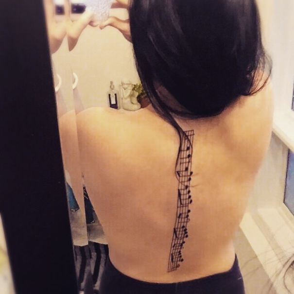 Spine Tattoo Design