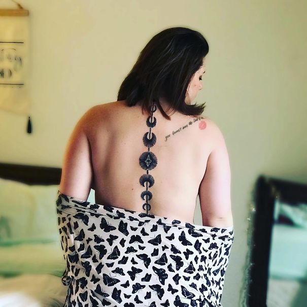 Spine Tattoo Design
