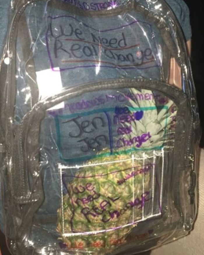 Transparent Backpacks Students Response